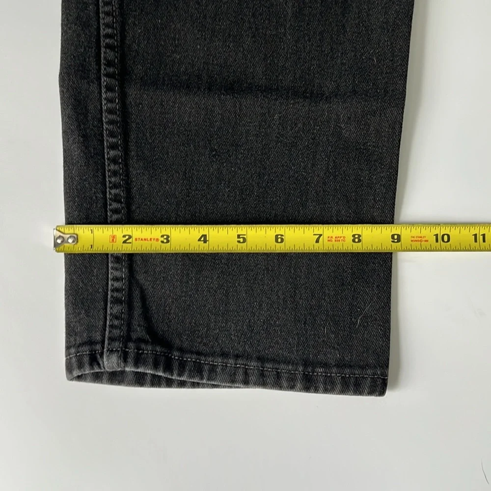 Levi's Men's Black Faded Washed Relaxed Fit Jeans - 38x34